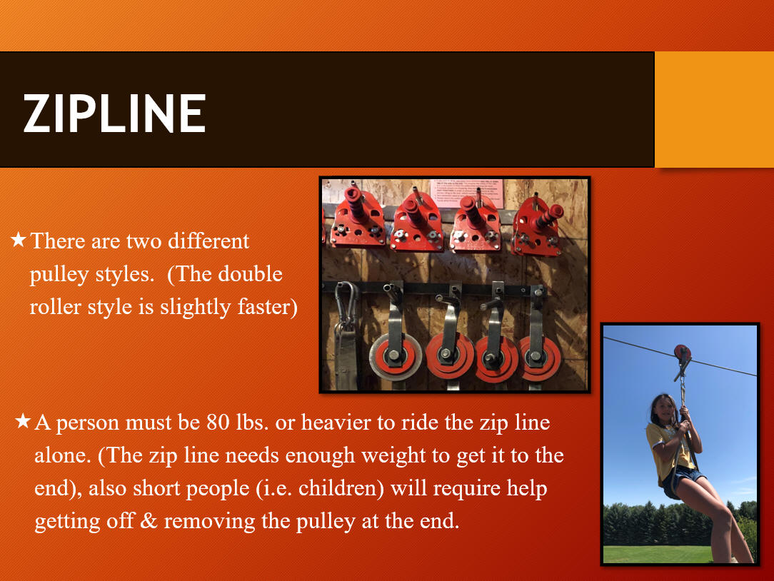 Harris PondOrientation Rules